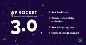 افزونه افزایش سرعت سایت وردپرسی WP Rocket نسخه 3.16.2.1